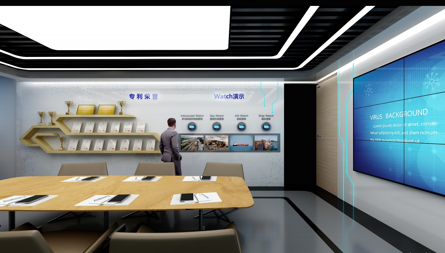 利用科技手段打造智慧展廳，展示深圳專業(yè)設計成果